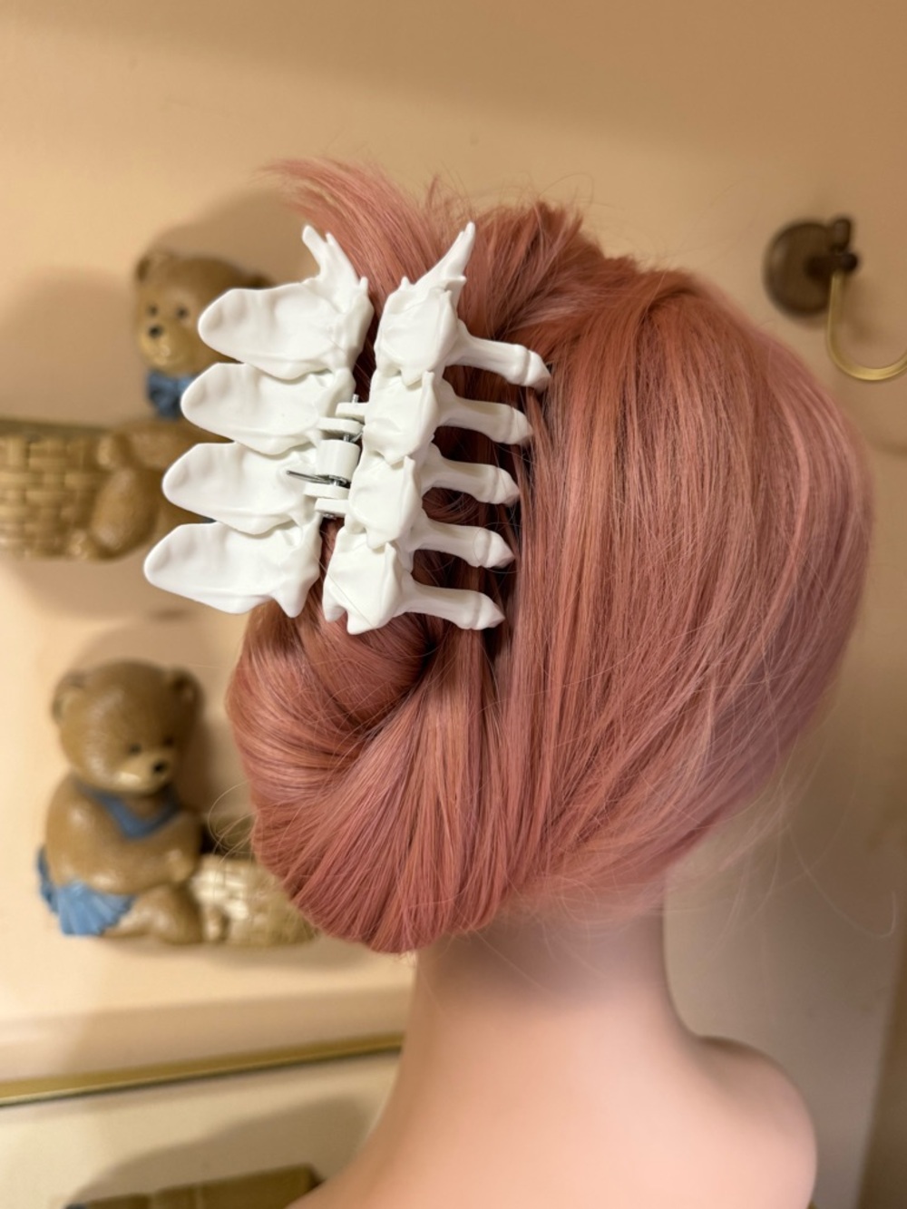 Large Bone hair claw
